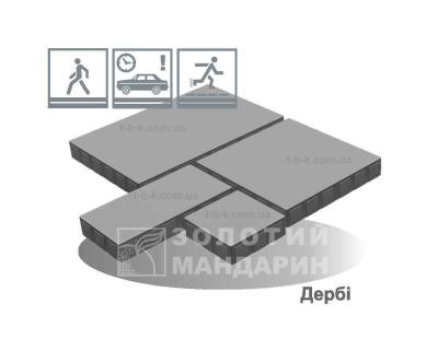 Дербі без фаски Золотий Мандарин h60