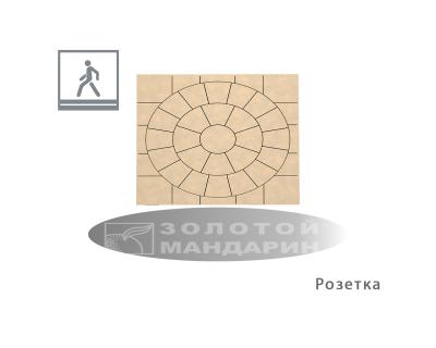 Плита Розетка Золотий Мандарин
