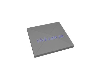 Кришка на стовпчик ЧЗ ЧОТИРЬОХСКАТНА 400х400х60
