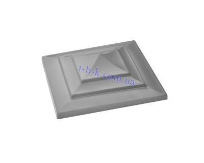 Кришка на стовпчик ЧЗ ПІКА ступінчаста 400х400х120