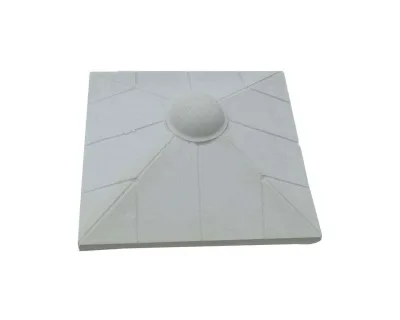 Кришка на стовпчик ЧЗ З КУЛЬКОЮ 450х450х120