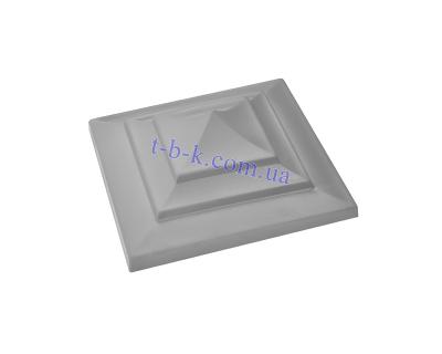 Кришка на стовпчик ЧЗ ПІКА СТУПІНЧАТА 450х450х120