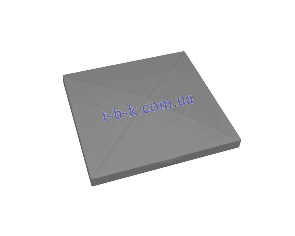 Кришка на стовпчик ЧЗ ЧОТИРЬОХСКАТНА 510х510