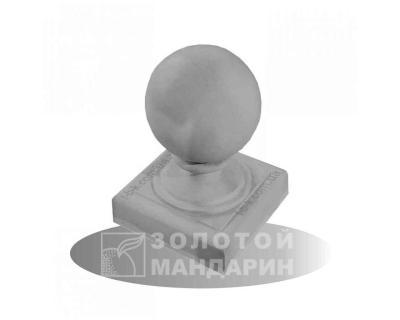 Кришка для стовпа фігурна Шар 360х360х500 Золотий Мандарин