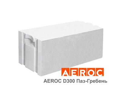 Газоблок Аерок D300-С2.5 Березань Паз-Гребінь