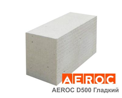 Газоблок Аерок D500-С2.5 Березань гладкий