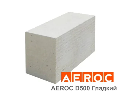 Газоблок Аерок D500-С2.5 Березань гладкий