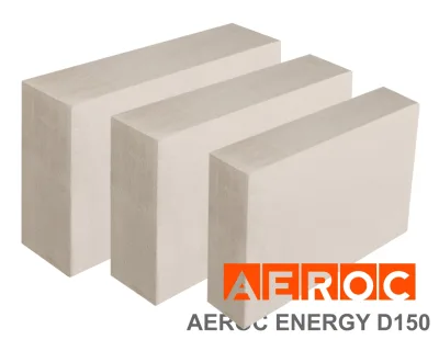 Газоблок Аерок ENERGY D150 Березань еплоізоляційні плити
