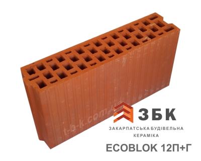 Русинія ECOBLOK-12 П+Г Блок керамічний поризований