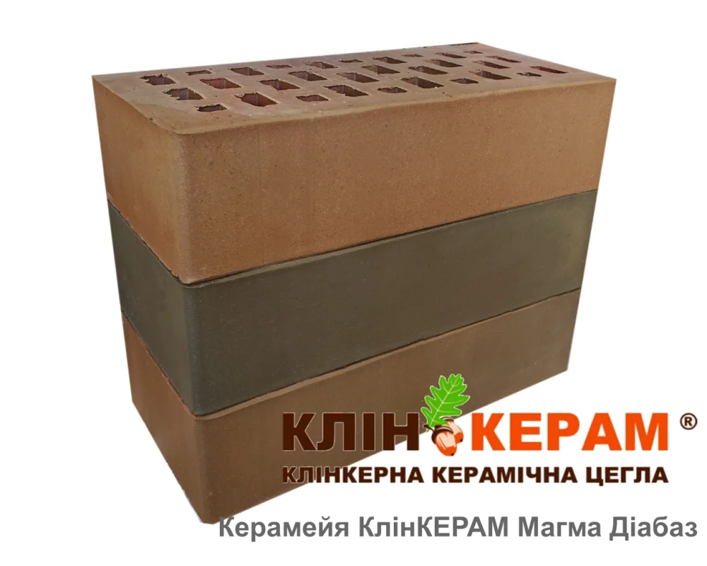 Цегла лицювальна Керамейя КлінКЕРАМ Магма діабаз М300