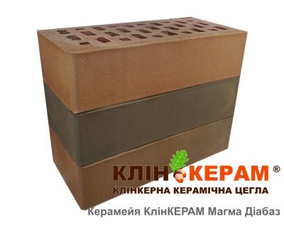 Цегла лицювальна Керамейя КлінКЕРАМ Магма діабаз М350
