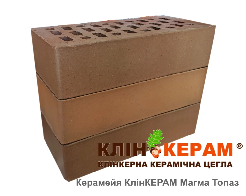 Цегла лицювальна Керамейя КлінКЕРАМ Магма топаз М300