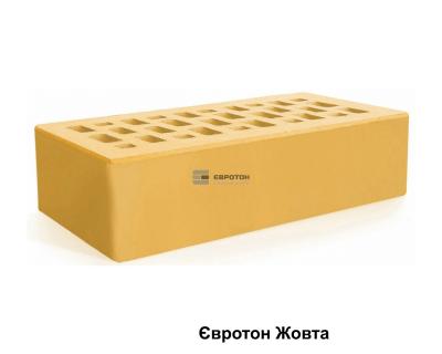 Цегла лицювальна Євротон Жовта