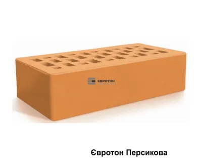 Цегла лицювальна Євротон Персикова