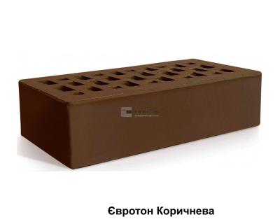 Цегла лицювальна Євротон Коричнева