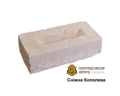 Цегла облицювальна Катеринославська Сніжна королева
