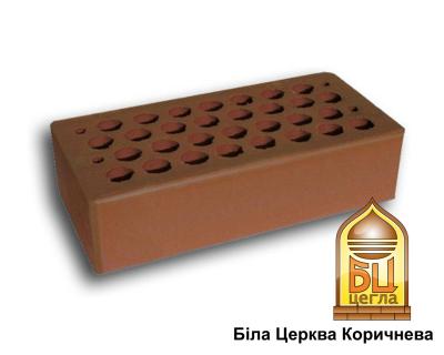 Цегла облицювальна Біла Церква Коричнева М200
