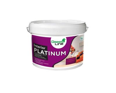Green Line INTERIOR PLATINUM 1л/3л/5л/10л Силіконова шовковисто-матова фарба для стін та стель
