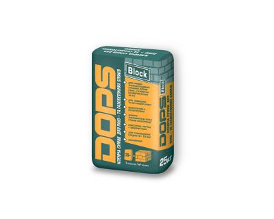 Dops (Допс) Block 25кг Клей для пінобетонних і газобетонних блоків