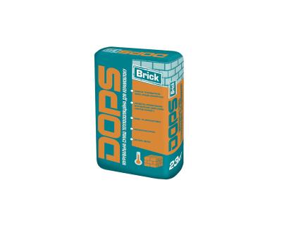 Dops (Допс) Brick 20кг Кладочна суміш теплоізоляційна для керамоблока