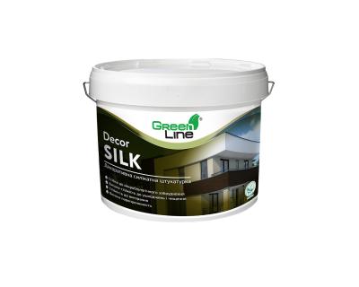 Декоративна силікатна штукатурка КАМЕШКОВАЯ Green Line DECOR SILK 25кг