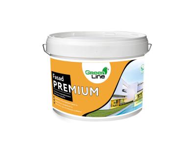 Green Line FASAD PREMIUM 1л/3л/5л/10л Силікон-модифікована фарба фасадна
