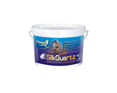 Грунт-фарба на силіконовій основі Green Line SILK GUARTZ 5л/10л