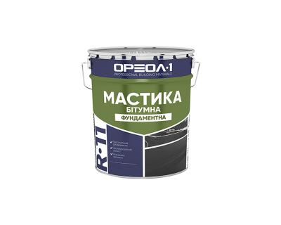 Мастика бітумна «Фундаментна» Oreol 1 R-11 12кг/25кг/250кг