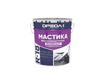 Мастика бітумно-полімерна «Поліеласт» Oreol 1 R-18 10кг/20кг/200кг