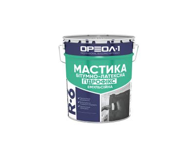 Мастика бітумно-латексна «Гідрофікс» Oreol 1 R-6 10кг/20кг/200кг