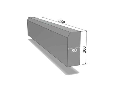 Бордюр тротуарний МГ БР 1000-200-80