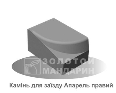 Бордюр Апарель Правий Золотий Мандарин